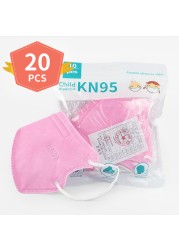 2022 New Kids FFP2 KN95 Mask for 3-10 Years Old Kids Thicker Cute 5 Layer Mask Reusable Breathing Mouth Mask Anti-Fog