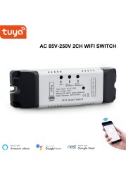 Tuya Smartlife Wifi Smart Switch Garage Door Controller Timer Door Open/Close Monitor Voice Control with Alexa/Google Assistant