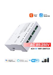 Wireless Smart Garage Door Opener Automatic Open Wifi RF Controller Relay Tuya App Remote Control Work With Alexa Google Home