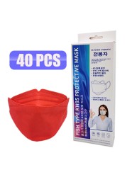 KN95 ffp2 Fish Mask Adult Cloth Face Mask KN95 Respirator Face Mask KN95 Face Mask Black Dust Mask Mascarillas