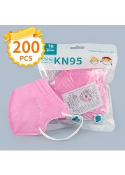 FFP2 KN95 Mask 3-10 Years Old Kids Dust Protective Masks Kids Reusable Face Masks ffp2maker FPP2 Filter Mask