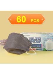 Adult Cold Summer Fish Shape FFP2 Face Mask Fabric Mask KN95 Mascarillas Protective Mouth Cool KN95 Mask 30pcs/box