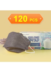 Adult Cold Summer Fish Shape FFP2 Face Mask Fabric Mask KN95 Mascarillas Protective Mouth Cool KN95 Mask 30pcs/box