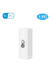 Tuya Smart WiFi ZigBee Temperature Humidity Sensor Indoor Humidity Monitor for Home Alexa Google