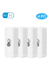 Tuya Smart WiFi ZigBee Temperature Humidity Sensor Indoor Humidity Monitor for Home Alexa Google