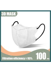 20/50/100pcs KN95 Masks FFP2 Mascarillas KN95 Certificadas Mascarillas FPP2 Colors Mascara KN95 Adulto Cubrebocas KN95 Mask FP2