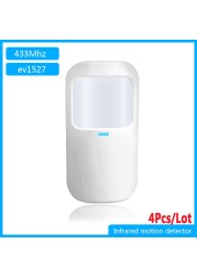 P10 PIR Motion Sensor Smart Infrared Detector Wireless Anti Pet 433Mhz for GSM Home Security Alarm Support Tuya Smart Life APP