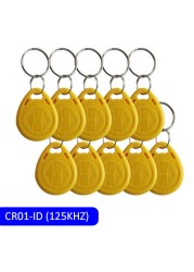 10pcs UID Block 0 Rewritable 125KHz 13.56MHz RFID Tag Key Fob Clone Card Tags Copy Cards Keyfob HID Card