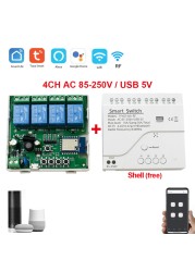 Tuya Smart WiFi 2.4G Garage Door Opener Controller Opening and Closing by Phone APP Timer Compatible Alexa and Google Home