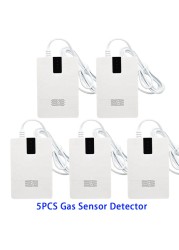 Security Protection Firefighter Carbon Alarm Monoxide Detector CO Sensor Home Gas Analyzer CH4 Butane Propane Gas Detector With EU Plug