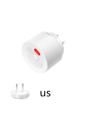 Tuya Wifi Smart Gas Leak Detector Natural Gas Safety Alarm Sensor Warning Leakage Sensor fire Safety EU US UK Plug Smart Home