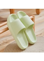 Female Home Slippers Summer Women Thick Platform Slides Women's Sandals Flip Flops Beach Sandal Mule Anti-slip Slippers for Men