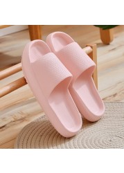 Female Home Slippers Summer Women Thick Platform Slides Women's Sandals Flip Flops Beach Sandal Mule Anti-slip Slippers for Men