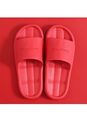 Female Home Slippers Summer Women Thick Platform Slides Women's Sandals Flip Flops Beach Sandal Mule Anti-slip Slippers for Men