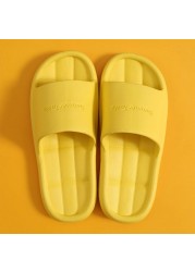 Female Home Slippers Summer Women Thick Platform Slides Women's Sandals Flip Flops Beach Sandal Mule Anti-slip Slippers for Men