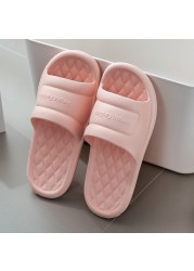 Female Home Slippers Summer Women Thick Platform Slides Women's Sandals Flip Flops Beach Sandal Mule Anti-slip Slippers for Men