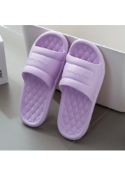 Female Home Slippers Summer Women Thick Platform Slides Women's Sandals Flip Flops Beach Sandal Mule Anti-slip Slippers for Men