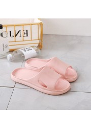 Female Home Slippers Summer Women Thick Platform Slides Women's Sandals Flip Flops Beach Sandal Mule Anti-slip Slippers for Men