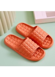 Female Home Slippers Summer Women Thick Platform Slides Women's Sandals Flip Flops Beach Sandal Mule Anti-slip Slippers for Men