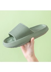 women thick platform slippers summer beach eva soft sole sandal men ladies indoor leisure bathroom anti-slip wedges shoes