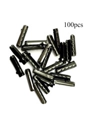 100pcs/set Shoelace Head aglet DIY Shoelaces Repair Tips Lace Shoe Lace Replacement End Shoes Rope Head Rope Cip Tail Clasp Bullet