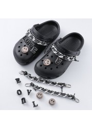 1 Set JIBZ Crocs Charms Designer Luxury Croc Charms for Girls Flower Shoes Rhinestone Accessories Anime Crocs Decoration New