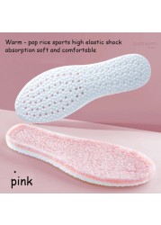 xiaomi warm plush thick men women sport insole autumn winter impulse shock absorption sweat absorption odor woman shoes