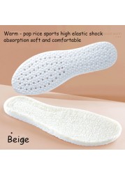 xiaomi warm plush thick men women sport insole autumn winter impulse shock absorption sweat absorption odor woman shoes