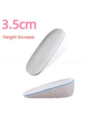 Memory Foam Height Increase Insoles For Men Women Shoes Insert Sneakers Heel Lift Mold EVA Material Increase Insole