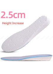 Memory Foam Height Increase Insoles For Men Women Shoes Insert Sneakers Heel Lift Mold EVA Material Increase Insole