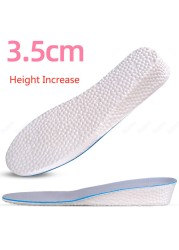 Memory Foam Height Increase Insoles For Men Women Shoes Insert Sneakers Heel Lift Mold EVA Material Increase Insole