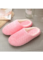 Couple Home Slippers Soft Comfortable Cotton Slippers Men Women Warm Breathable Indoor Slippers Silent zapatos mujer zapatillas