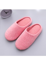 Couple Home Slippers Soft Comfortable Cotton Slippers Men Women Warm Breathable Indoor Slippers Silent zapatos mujer zapatillas