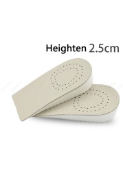 Invisible Half Insoles for Women Shoes Insert Height Heel Pads Shoe Lift Height Insoles Foot Care Concave Heel Cushion Pad