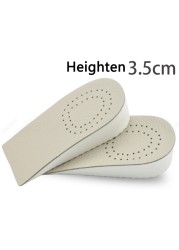 Invisible Half Insoles for Women Shoes Insert Height Heel Pads Shoe Lift Height Insoles Foot Care Concave Heel Cushion Pad