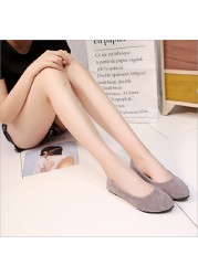 women flats slip on flat shoes candy color woman boat shoes black loafers faux suede ladies ballet flats for work flats