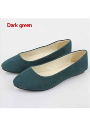 women flats slip on flat shoes candy color woman boat shoes black loafers faux suede ladies ballet flats for work flats