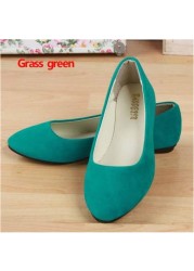 women flats slip on flat shoes candy color woman boat shoes black loafers faux suede ladies ballet flats for work flats