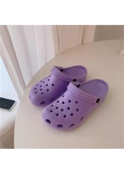 sanitary clogs women sandals 2021 summer nurse medical sabot eva shoes breathable female fashion soft bottom beach slippers