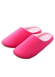 Winter Women Slippers Fluffy Smiley Face Slippers Fur Warm Couple Cotton Shoes Home Indoor Thick-soled Non-slip Floor Shoes 2022