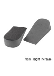 Invisible Height Increase Insoles For Shoes Heel Elevators Cushion Soft Anti-Slip EVA Memory Foam Increase Insoles For Mold Feet