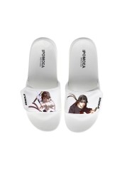 Unisex Anime Soft Bottom PVC Plain Buckle Slippers Babouche Sandals Slides