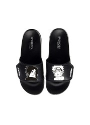 Unisex Anime Soft Bottom PVC Plain Buckle Slippers Babouche Sandals Slides