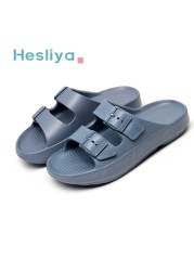 cloud slippers women summer double buckle beach sandals thick platform shoes outdoor couple flip flops cork bottom birkenstock