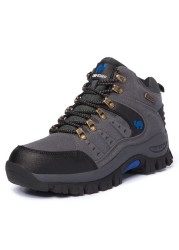 Men's hiking boots, suede men's hiking boots, comfortable and resistant shoes, classic and fashion style