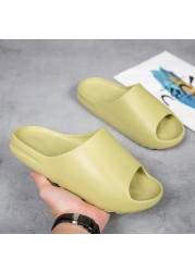 Home Slippers Men Women 2022 Soft Women's Slides Summer Beach Men Toe Slippers Ourdoor Ladies Slipper Platform Mules Shoes Flats