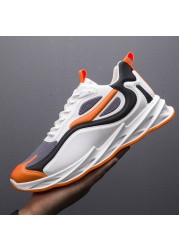 2022 new color matching lace-up blade sneakers breathable autumn high quality lightweight fashion running shoes trend men