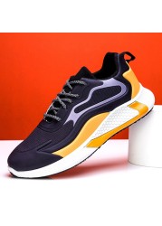 2022 new color matching lace-up blade sneakers breathable autumn high quality lightweight fashion running shoes trend men