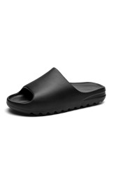 2020 New Arrival Men Beach Slippers Beige Black Fashion Slippers Slides For Men Yez Slipper