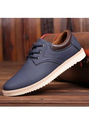 Leather casual shoes for men 2021 autumn winter original brand luxury platform oxfords shoes male walking breathable sneakers